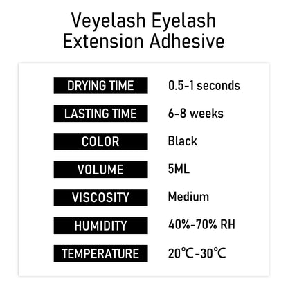 Veyes Inc Eyelash Extensions Glue 5 Days Free Shipping Items Veyelash Extra Strong Lash Glue 8 Weeks Retention Makeup Tools