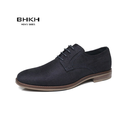 BHKH Men Casual Shoes  Autumn Fashion Leisure Walk Footwear Lace-up Classic Men Shoes New Men Casual Shoes