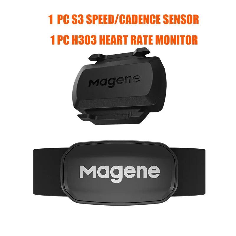 Magene H303 Heart Rate Sensor Bluetooth ANT Upgrade HR Monitor With Chest Strap Dual Mode Computer Bike  Sports Band Belt - MauBai