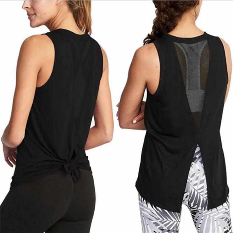 Fitness Women T Shirts Slim Fit For Sports Running Mesh Yoga Short Sleeve Jerseys Yoga Top Womens Gym Shirt SportWear Tees 2024 - MauBai