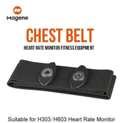 Magene H303 Heart Rate Sensor Bluetooth ANT Upgrade HR Monitor With Chest Strap Dual Mode Computer Bike  Sports Band Belt - MauBai