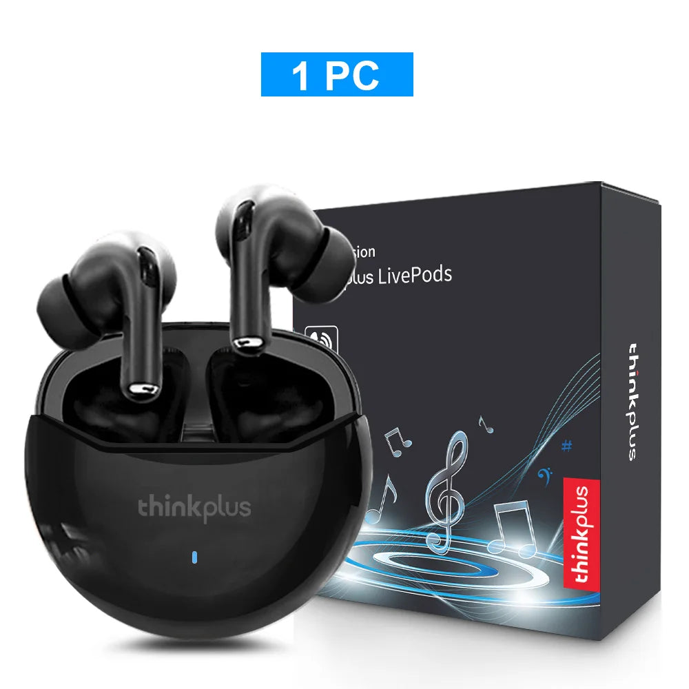 Original Thinkplus Bluetooth Earphones Wireless Earbuds Touch Control Headphones HD Call HiFi Sound Low Latency Gaming Headset