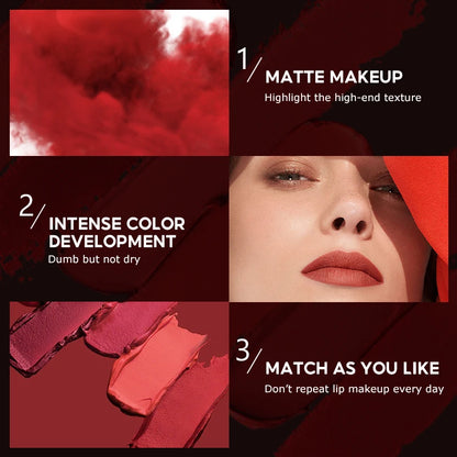 IMAGIC 20 Colors Lipstick Palette Matte Velvet Lip Makeup Long Lasting Lip High Pigmented