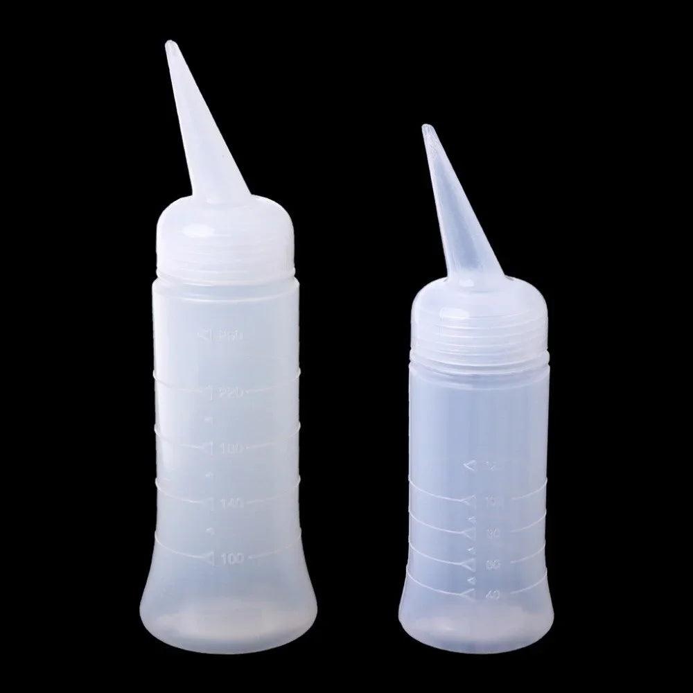 120ml/260ml Salon Applicator Measuring Plastic Bottle Hair Styling Hairdressing Tools