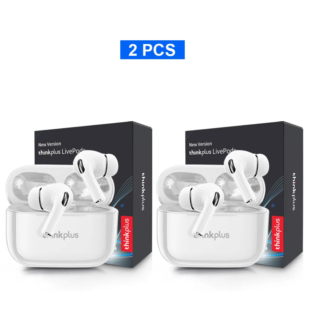 Original Thinkplus Wireless Bluetooth Earphones ANC Noise Reduction Earbuds HD Mic Call Gamer Earbuds LED Touch Screen Control