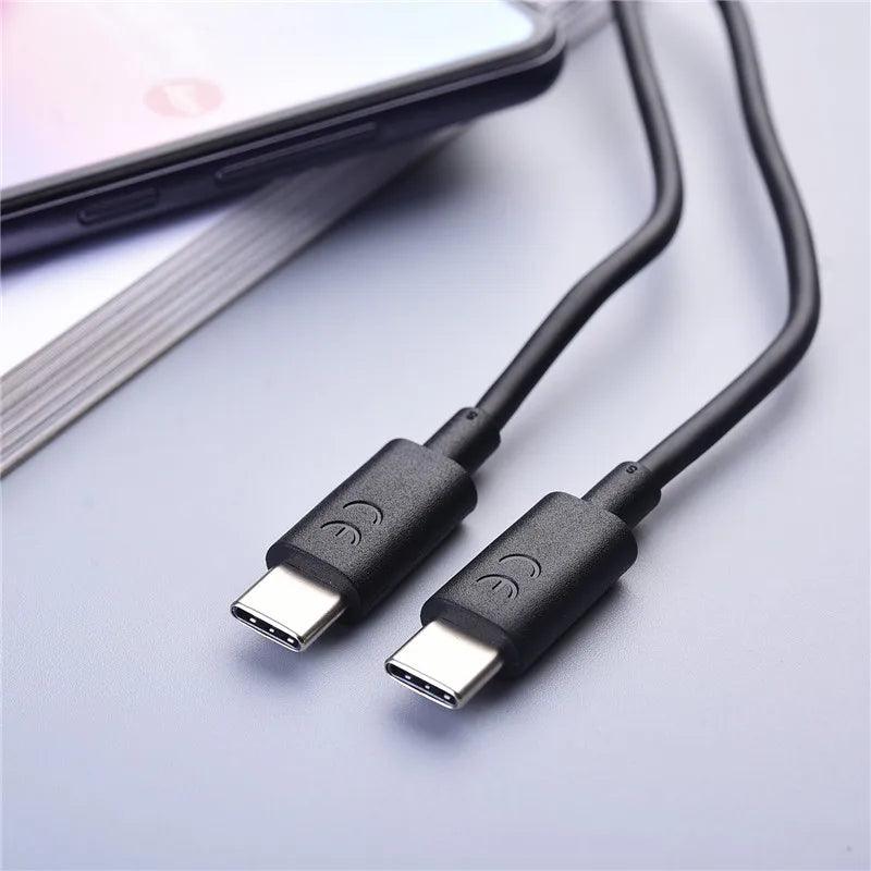 100CM Micro USB/Type C/USB C to USB C PD Fast Charging Cable for Motorola Edge 50 Pro 40 Neo 30 Ultra G85 G60 G32 G7 G24 G14 E20