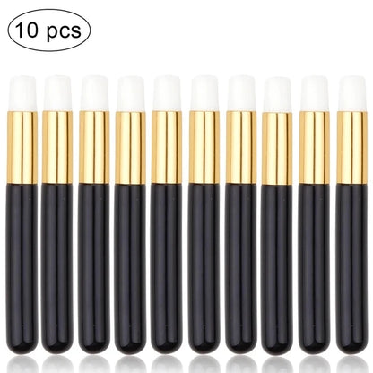 10pcs Eyelash Cleaning Brush Lash Shampoo Brush for Eyelash Extensions Peel Off Nose Pore Blackhead Remover Makeup Tools