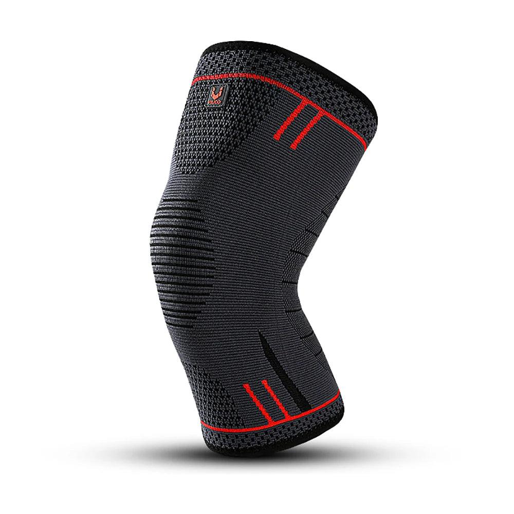 1 Pc Elastic Breathable Compression Knee Support Sleeve for Basketball Running Cycling - MauBai