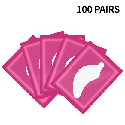 100Pairs Hydrogel Eyelash Patches Under Eye Pads Gel Patch Lashes Patches for Extension Makeup Eye Pads Eyelash Extension Patch