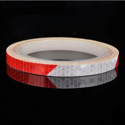 Bike Wheels Reflective Stickers Cycling Fluorescent Reflect Strip Adhesive Tape for 1cm*8m MTB Bicycle Warning Safety Decor Stic - MauBai