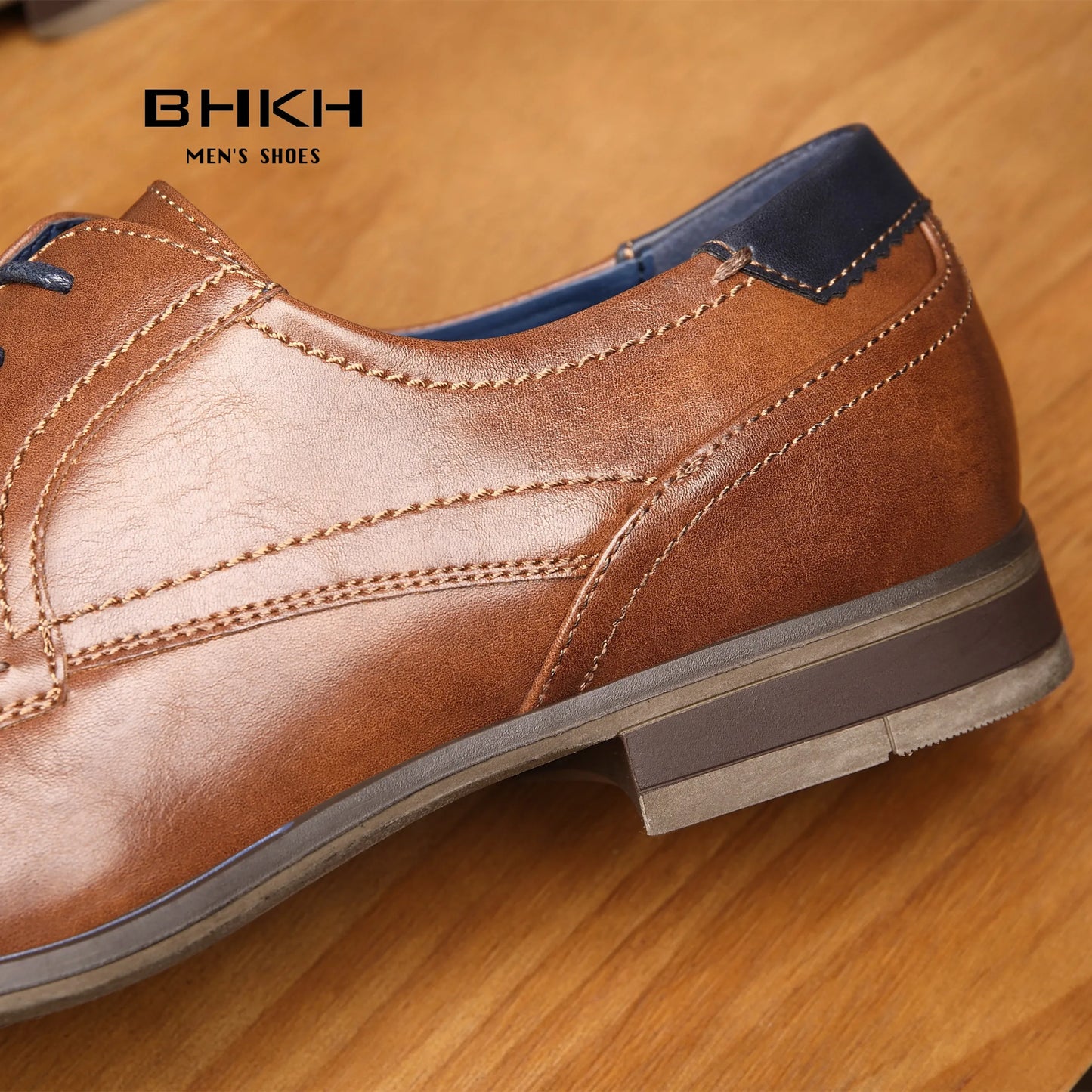 BHKH Men Casual Shoes  Autumn Fashion Leisure Walk Footwear Lace-up Classic Men Shoes New Men Casual Shoes