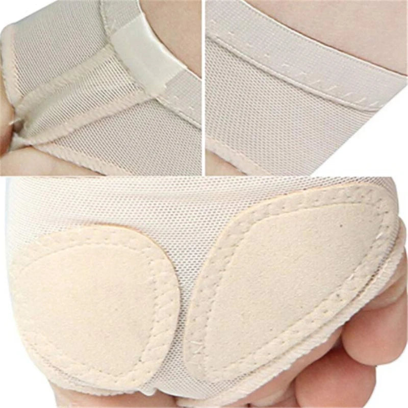 1Pair Girls Women Belly Ballet Half Shoes Split Soft Sole Paw Dance Feet Protection Toe Pad Well Foot Care Tool Forefoot Cushion