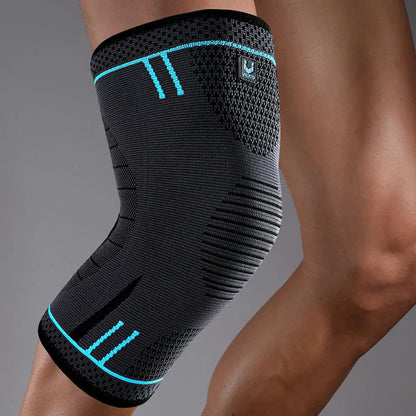 1 Pc Elastic Breathable Compression Knee Support Sleeve for Basketball Running Cycling - MauBai