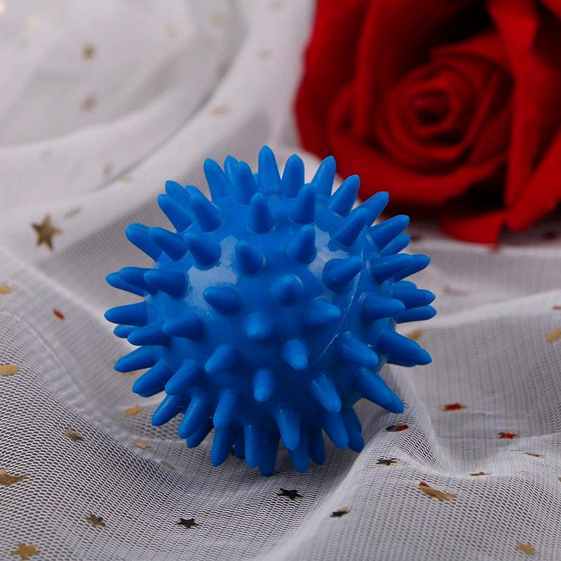 Full Body Spiky Massage Ball Hard Stress Ball 6cm Unique Design For Fitness Sport Hedgehog Sensory Training Grip the Ball 1PC - MauBai