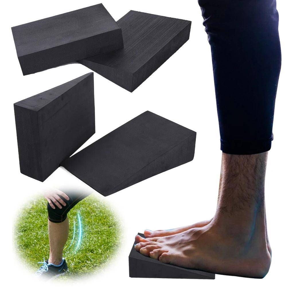 2 Pcs Yoga Wedge Blocks Lightweight Yoga Squat Wedge Stretch Slant Board Wrist Lower Back Calf Support for Exercise Gym Fitness - MauBai