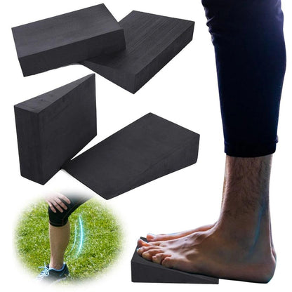 2 Pcs Yoga Wedge Blocks Lightweight Yoga Squat Wedge Stretch Slant Board Wrist Lower Back Calf Support for Exercise Gym Fitness - MauBai