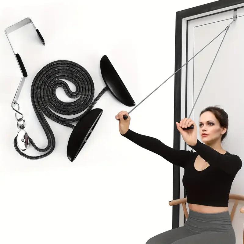 Shoulder trainer fitness pulley puller Neck shoulder limb rehabilitation training tension rope traction trainer - MauBai