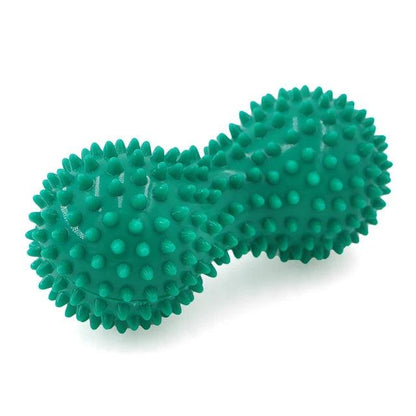 Foot Massage Roller Peanut Double Lacrosse Spiky Ball Myofascial Balls for Plantar Fasciitis Mobility Back Foot Arch Pain Relief - MauBai