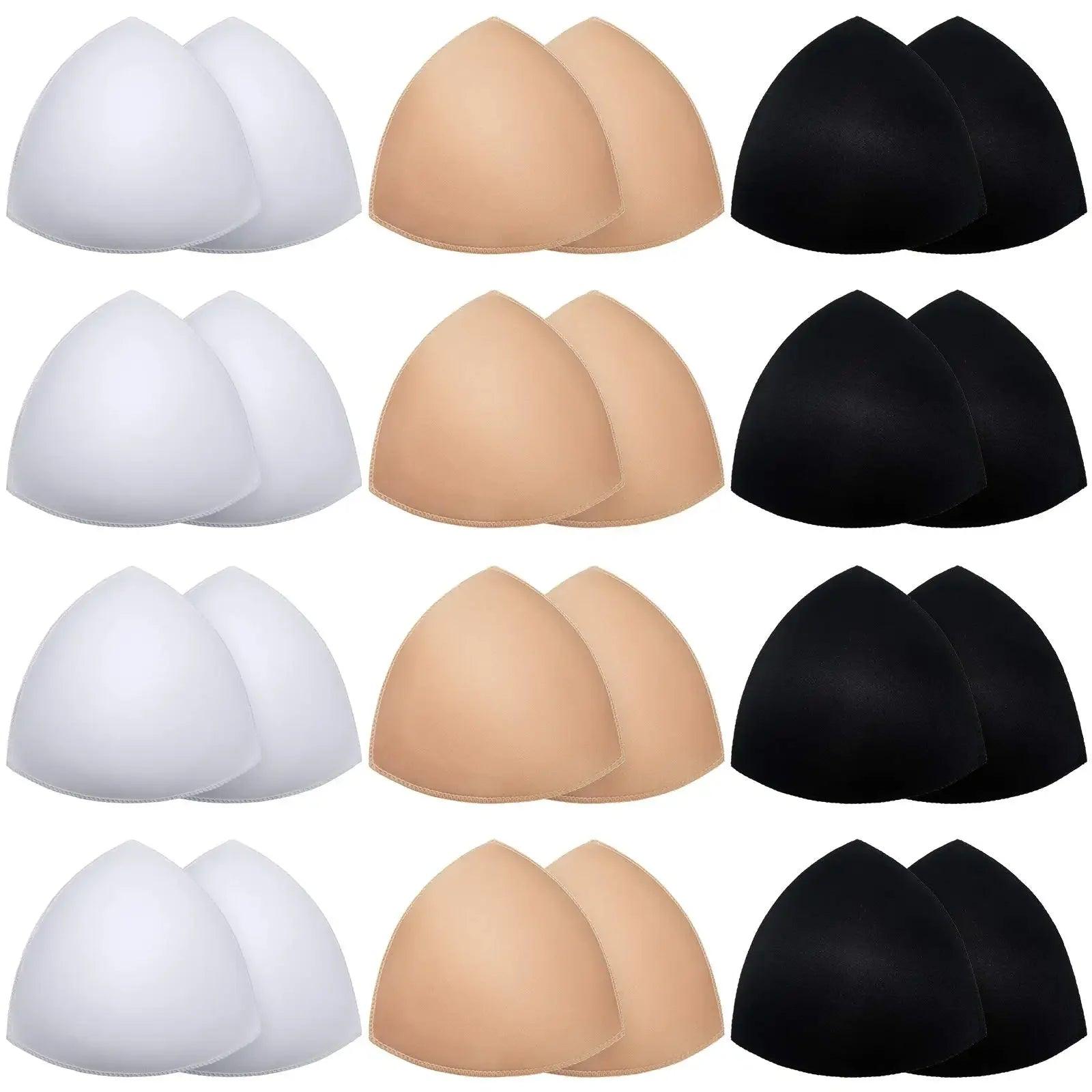 Soft Bra Pads Inserts Removable Bra Pad for Women Breast Push Up Enhancer Bra Pad Sports Bras Cups Insert Bikini Swimsuit - MauBai