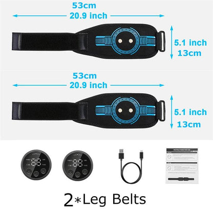 Abdominal Toning Belt EMS Muscle Stimulator Toner Waist Body Slimming Shaping Waist Arm Leg Massage Lose Weight Home Fitness - MauBai