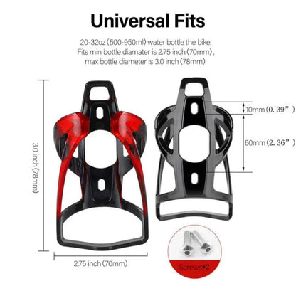 Bicycle Bottle Cages MTB Bike Bicycle Water Bottle Holder Colorful Lightweight Cycling Bottle Bracket Bicycle Accessories - MauBai