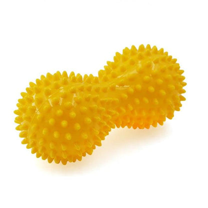 Foot Massage Roller Peanut Double Lacrosse Spiky Ball Myofascial Balls for Plantar Fasciitis Mobility Back Foot Arch Pain Relief - MauBai