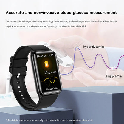 2025 New For Xiaomi AI Medical Diagnostic Women Smart Watch Blood Sugar Heart Rate Voice Bluetooth Call Health Smartwatch Men