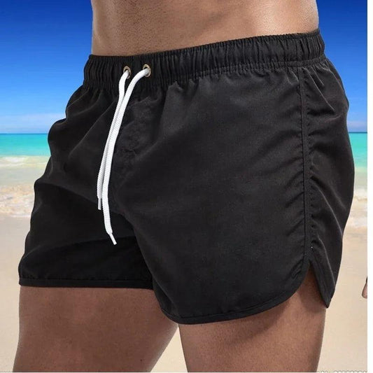 New Hot Summer Swim Trunks Sport Gym Running Shorts Male Beachwear Luxury Beach Shorts Quick Dry Mens Siwmwear Board Briefs - MauBai