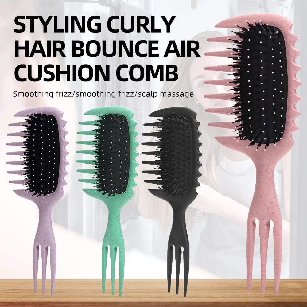 Barbershop Upscale Household Dry Wet Massage Comb Tangled Hairbrush Pro Salon Hairdressing Air Cushion Combs Styling Tools