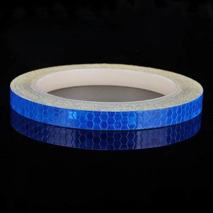 Bike Wheels Reflective Stickers Cycling Fluorescent Reflect Strip Adhesive Tape for 1cm*8m MTB Bicycle Warning Safety Decor Stic - MauBai