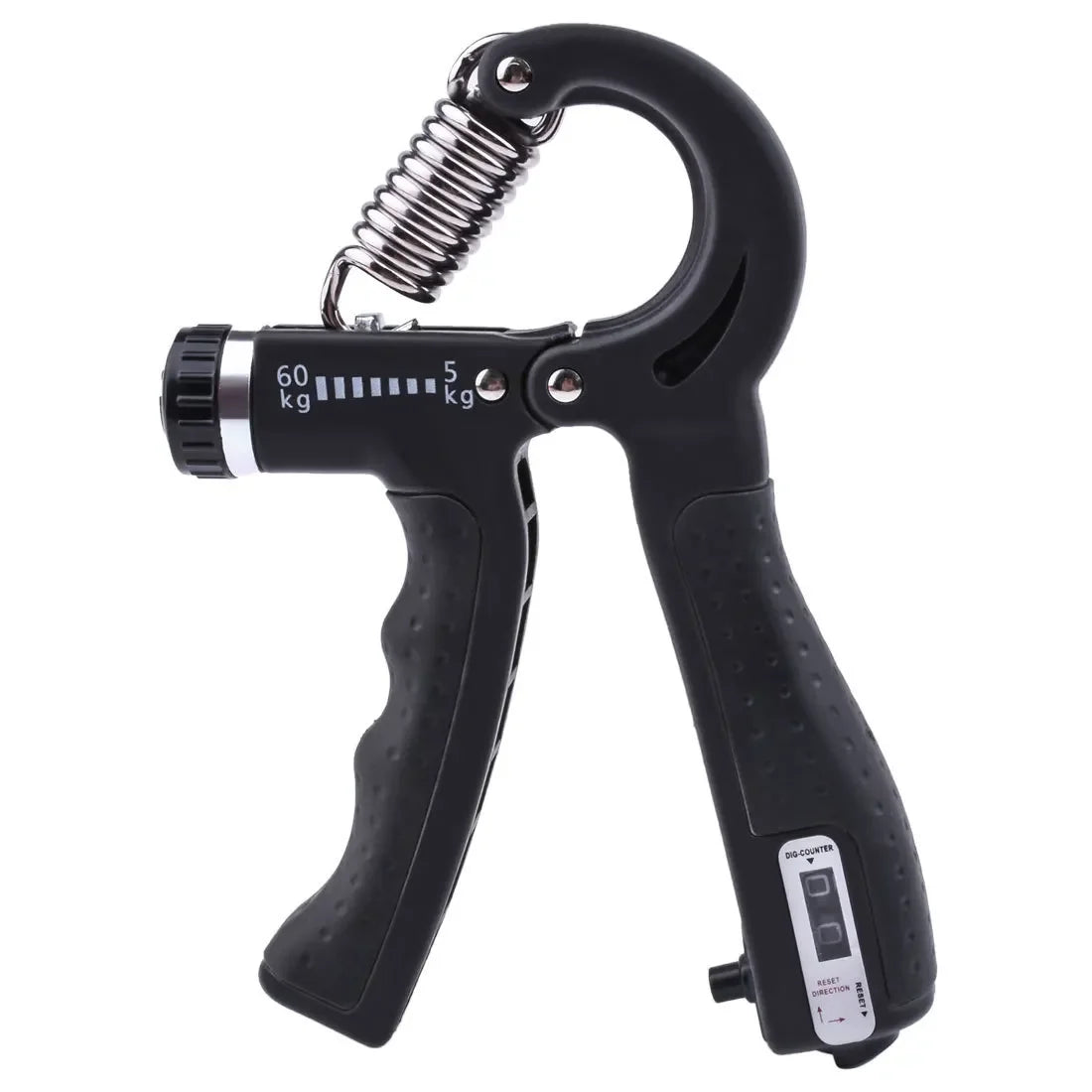 11~132lbs R-type Counting Hand Grip Adjustable Strength Apparatus Forearm Muscle Training Dynamometer Five Finger Rehabilitation