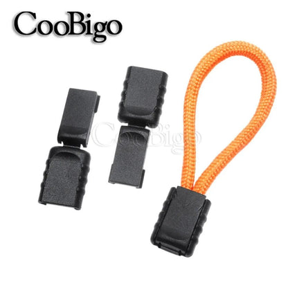 25pcs Cord Ends Zipper Pull Clamp Rope Lock Stopper for Paracord Sportswear Backpack Garment Shoes Bags Parts Accessories - MauBai