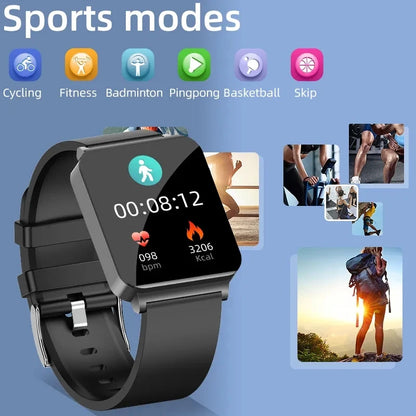 2024 New Accurate Measure Blood Sugar Smart Watch Men ECG+PPG Blood Pressure Heart Rate Monitor IP68 Waterproof Women Smartwatch