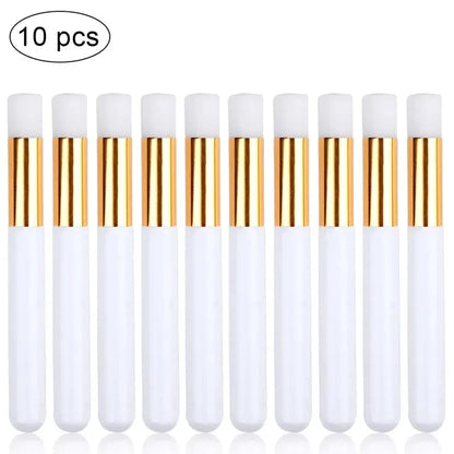 10pcs Eyelash Cleaning Brush Lash Shampoo Brush for Eyelash Extensions Peel Off Nose Pore Blackhead Remover Makeup Tools