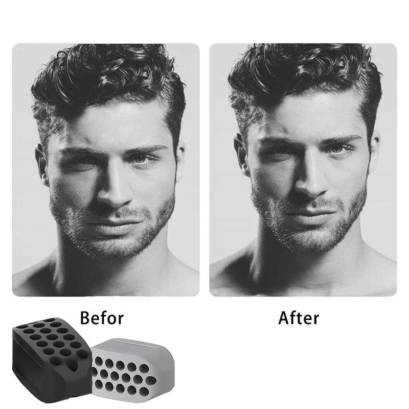 Silicone Jaw Exerciser Facial Toner & Jawline Fitness Ball Neck Toning Equipment Facial Beauty Tool Double Chin Exerciser - MauBai