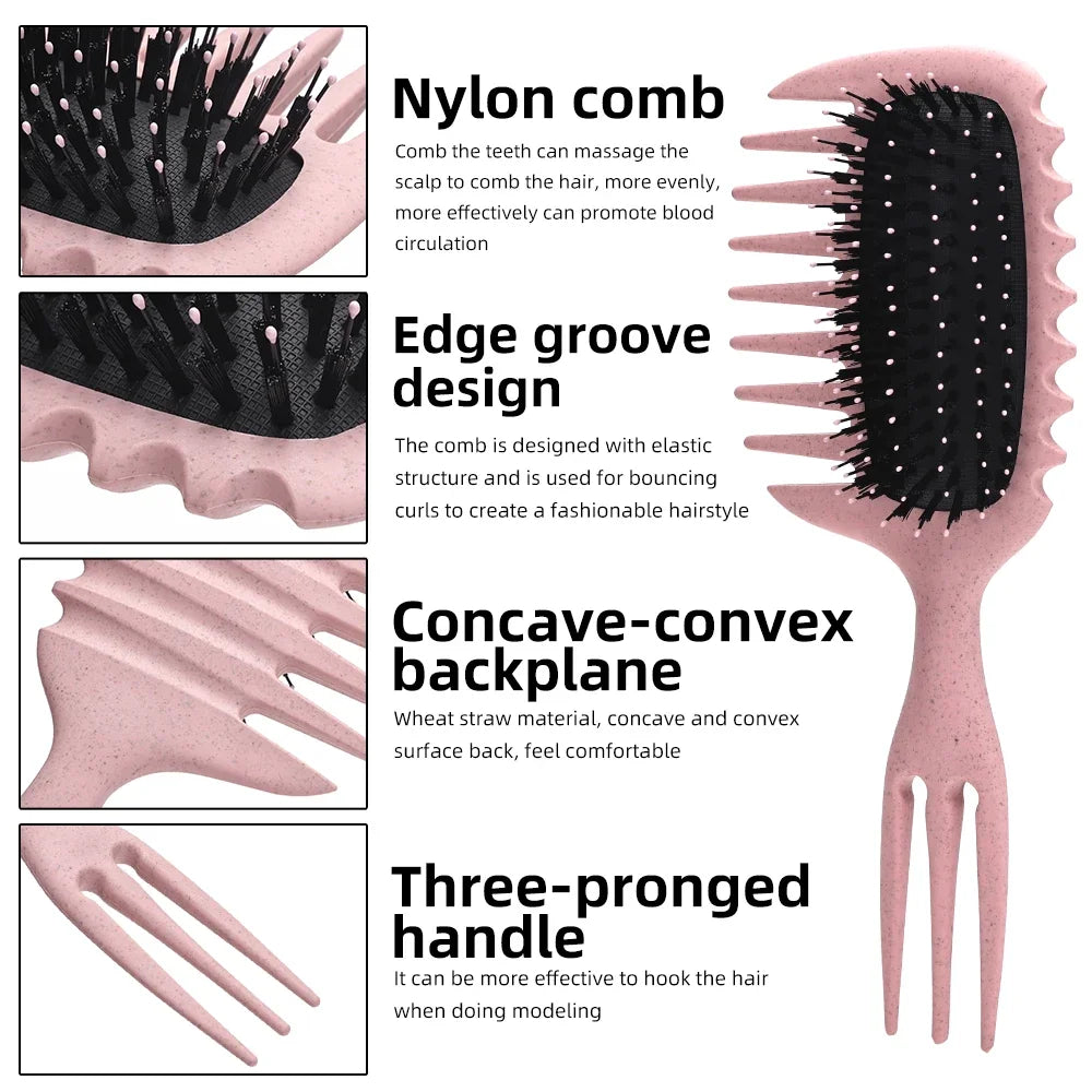 Barbershop Upscale Household Dry Wet Massage Comb Tangled Hairbrush Pro Salon Hairdressing Air Cushion Combs Styling Tools