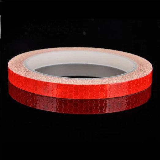 Bike Wheels Reflective Stickers Cycling Fluorescent Reflect Strip Adhesive Tape for 1cm*8m MTB Bicycle Warning Safety Decor Stic - MauBai