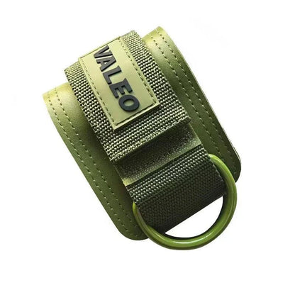 1Pcs Leather Fitness Ankle Straps Adjustable D-Ring Foot Support Cuffs Gym Leg Strength Workouts Pulley Buckle Sports Feet Guard - MauBai