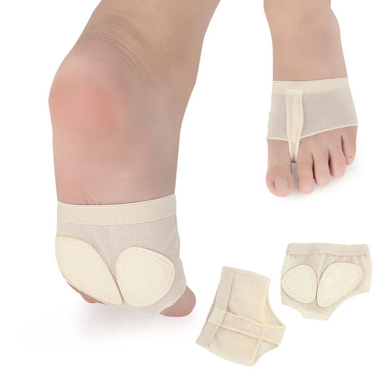 1Pair Girls Women Belly Ballet Half Shoes Split Soft Sole Paw Dance Feet Protection Toe Pad Well Foot Care Tool Forefoot Cushion - MauBai