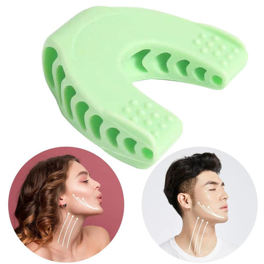 Silicone Jaw Line Exerciser Facial Muscle Trainer Fitness Facial Muscle Toner Tighten & Strengthen for Jaw Chin Lip Cheekbones - MauBai