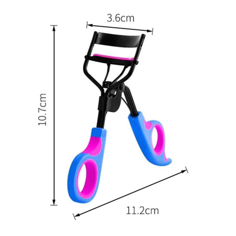 Woman Eyelash Curler with Comb Tweezers for False Eyelashes Cosmetic Clip Lash Curler Lash Lift Beauty Multicolor Makeup Tools