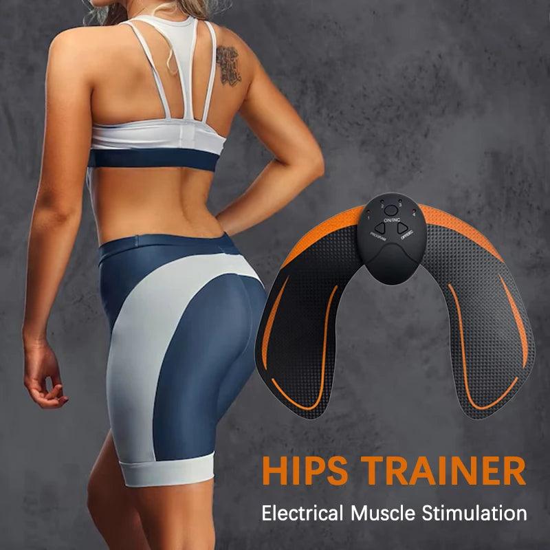 EMS Electrical Muscle Stimulator Fitness Lifting Buttock Abdomen Arms Legs Hip Trainer Toner Weight Loss Body Slimming Massager - MauBai