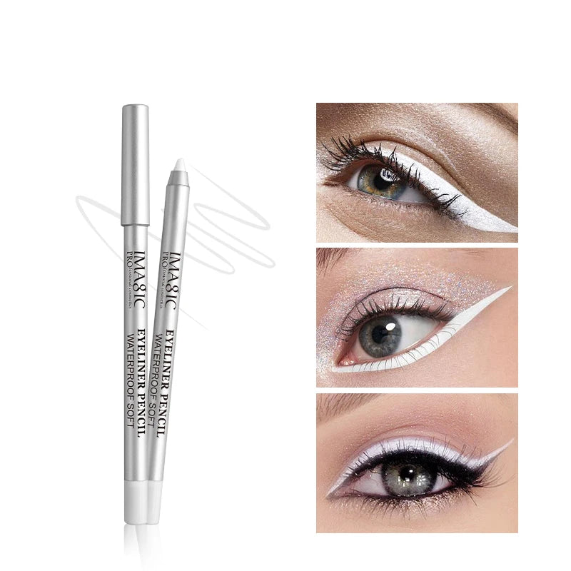 IMAGIC Eyeliner Pen Waterproof 1pcs Black Makeup Beauty Cosmetic Tool+1pcs Pencil sharpener