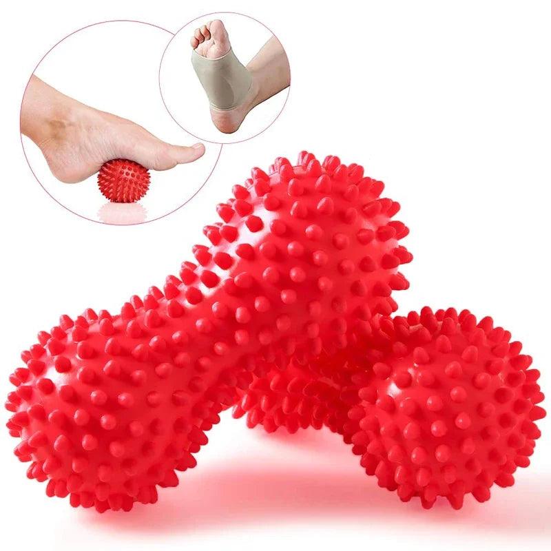 Massage Ball beauty health masaje  Peanut Massage Foot Massages Roller Back Foot Arch Pain Relief Massage & Relaxation - MauBai