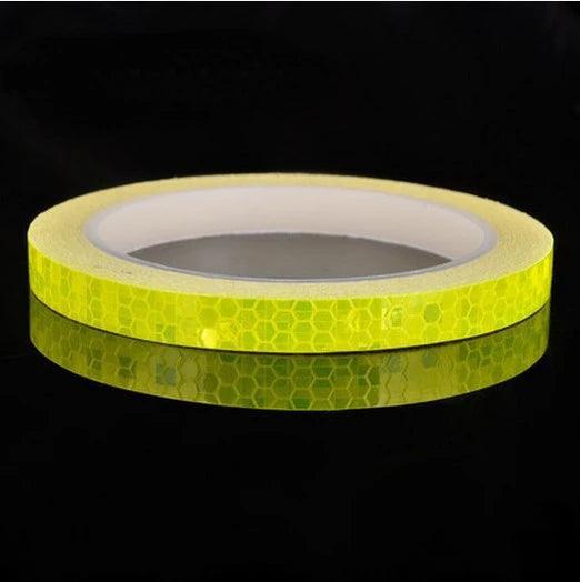 Bike Wheels Reflective Stickers Cycling Fluorescent Reflect Strip Adhesive Tape for 1cm*8m MTB Bicycle Warning Safety Decor Stic - MauBai