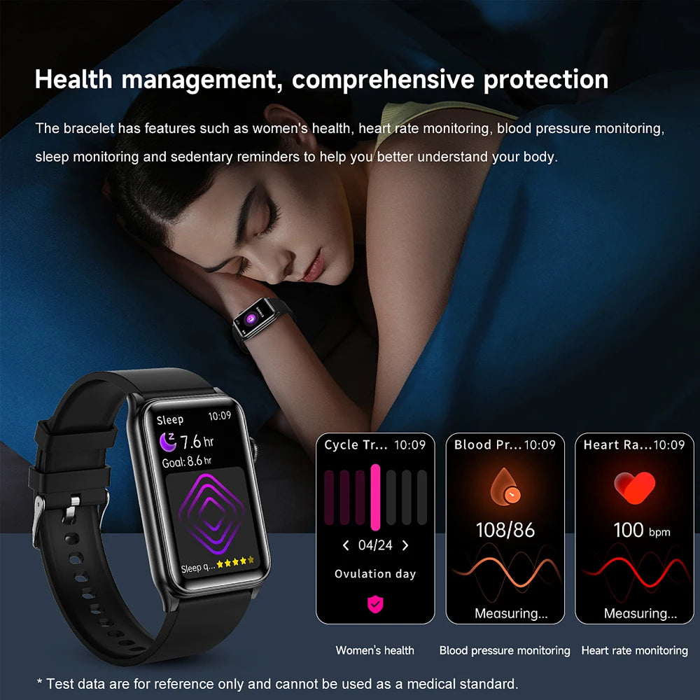 2025 New For Xiaomi AI Medical Diagnostic Women Smart Watch Blood Sugar Heart Rate Voice Bluetooth Call Health Smartwatch Men