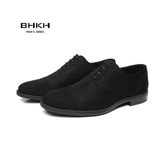 BHKH Men Dress Shoes  New Fashion Formal Shoes Man Wedding Party Office Footwear Comfy Classic Design High Quality Men Shoes