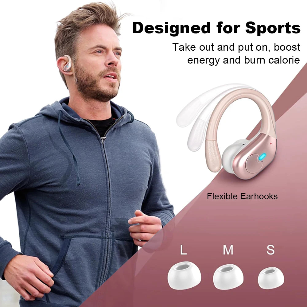 TWS Wireless Earphones Bluetooth 5.3 Headphones HiFi Music Stereo Sports ENC Noise Reduction Headset Led Display HD Call Earbuds